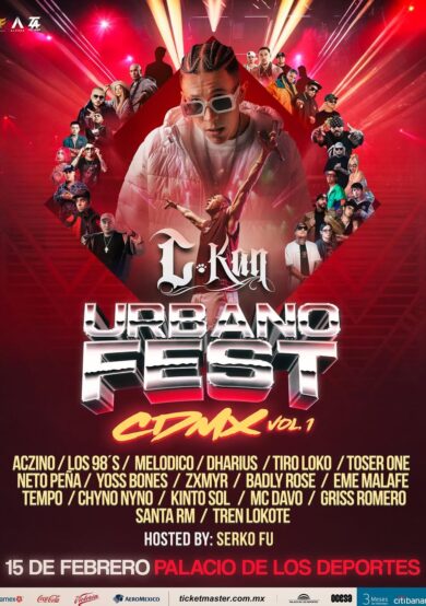 El Urbano Fest CDMX Vol.1 de C-Kan encenderá el Palacio de los Deportes