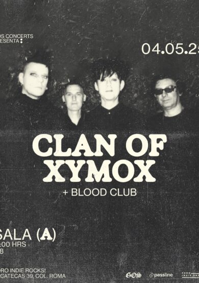 PRECIOS: Clan of Xymox se presentará en el Foro Indie Rocks!