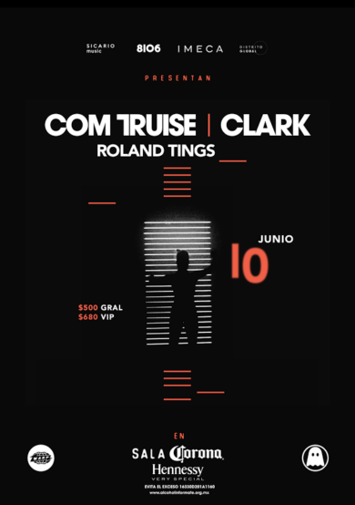 Clark, Com Truise y Roland Things en la CDMX