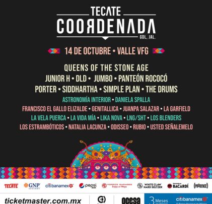Queens of the Stone Age encabeza Tecate Coordenada 2023