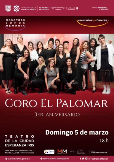 Coro El Palomar, festeja su tercer aniversario