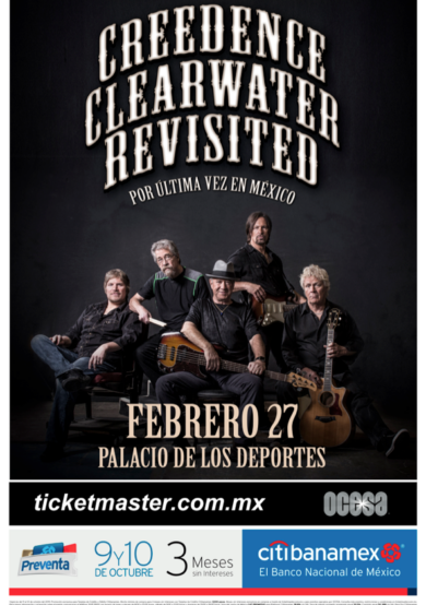 Creedence Clearwater Revisited dará un último show en México
