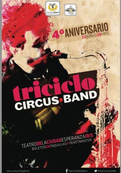 Triciclo Circus Band en el Teatro de la Ciudad