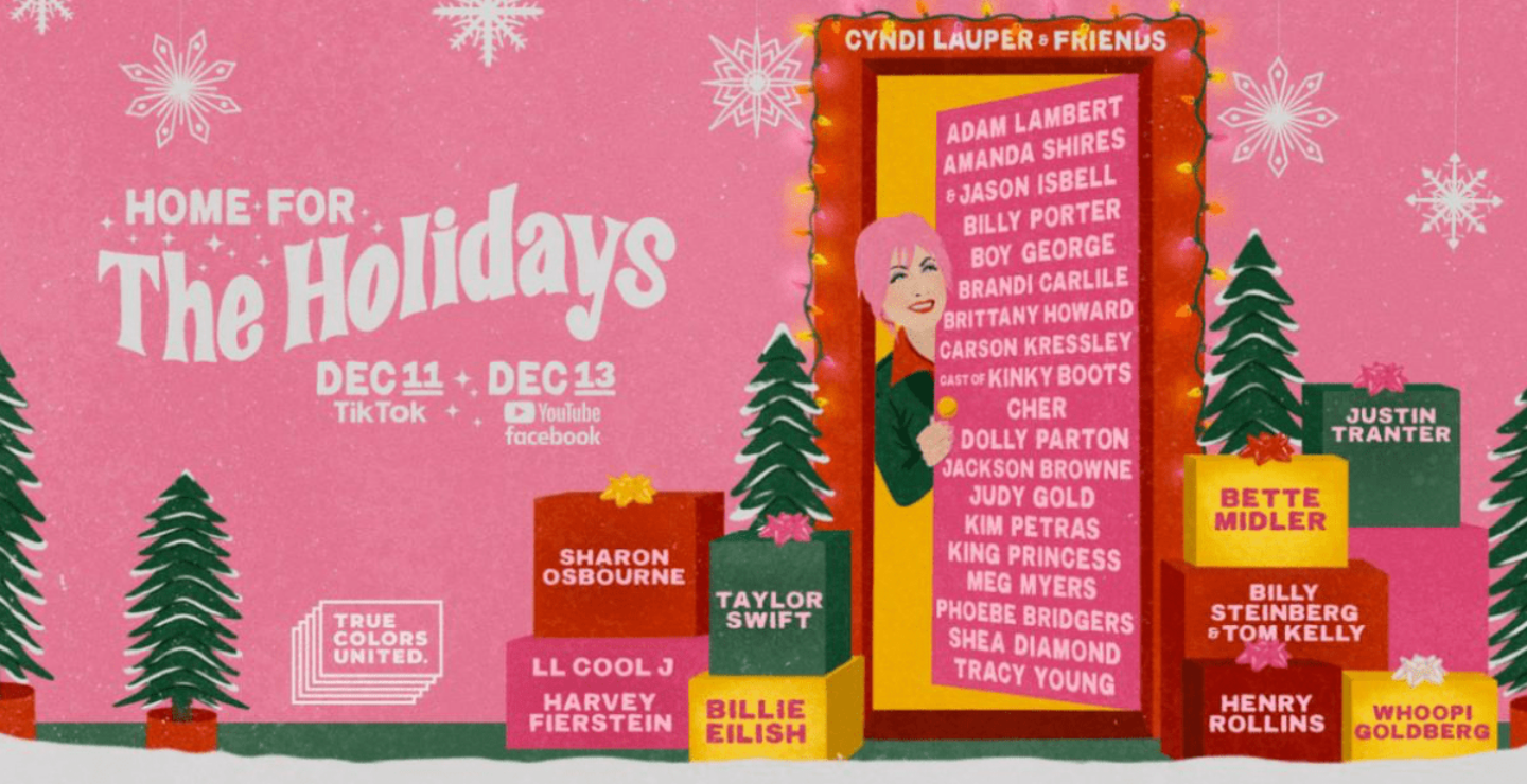 Cyndi Lauper ofrecerá un concierto virtual de Navidad