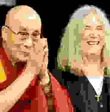 El Dalai Lama celebra su cumpleaños en Glastonbury