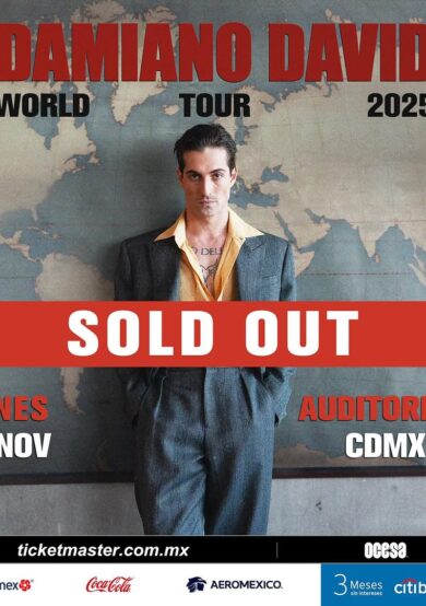 SOLD OUT: Damiano David invadirá el Auditorio BB