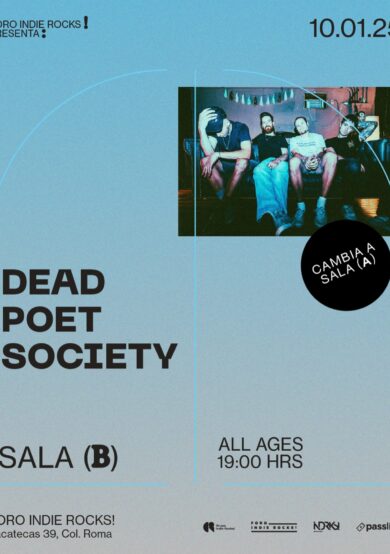 Dead Poet Society se presentará en el Foro Indie Rocks!