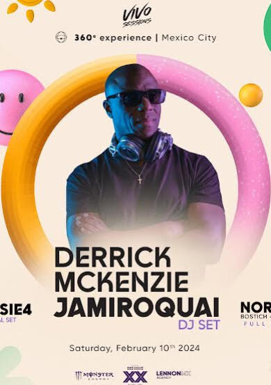 Vivo Sessions presenta: Derrick McKenzie ofrecerá DJ set especial de Jamiroquai