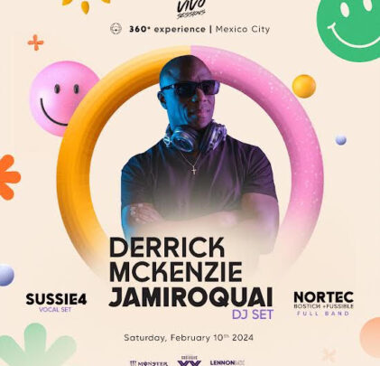 Vivo Sessions presenta: Derrick McKenzie ofrecerá DJ set especial de Jamiroquai