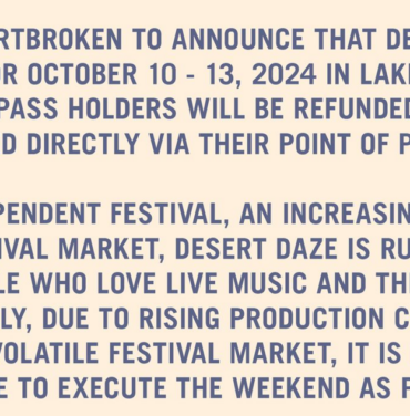 CANCELADO: Desert Daze 2024