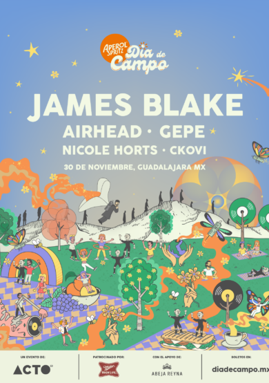 PRECIOS: James Blake se presentará en el Aperol Spritz Día de Campo 2024