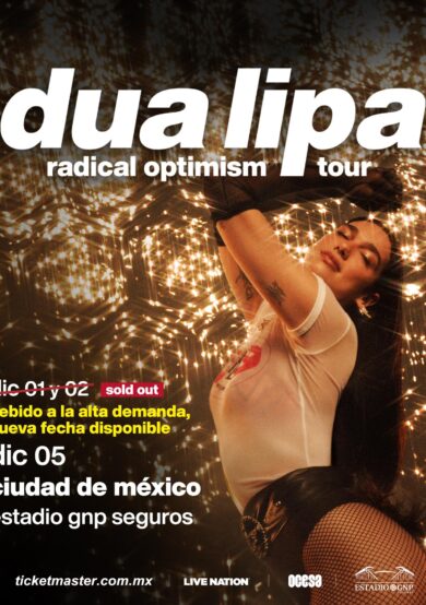 NUEVA FECHA: Dua Lipa llegará al Estadio GNP Seguros