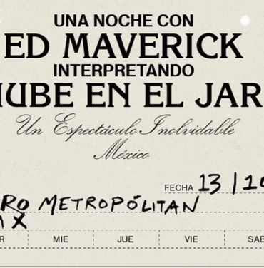 SOLD OUT: Ed Maverick se presentará en el Teatro Metropólitan
