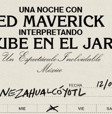 SOLD OUT: Ed Maverick llegará a la Sala Nezahualcóyotl