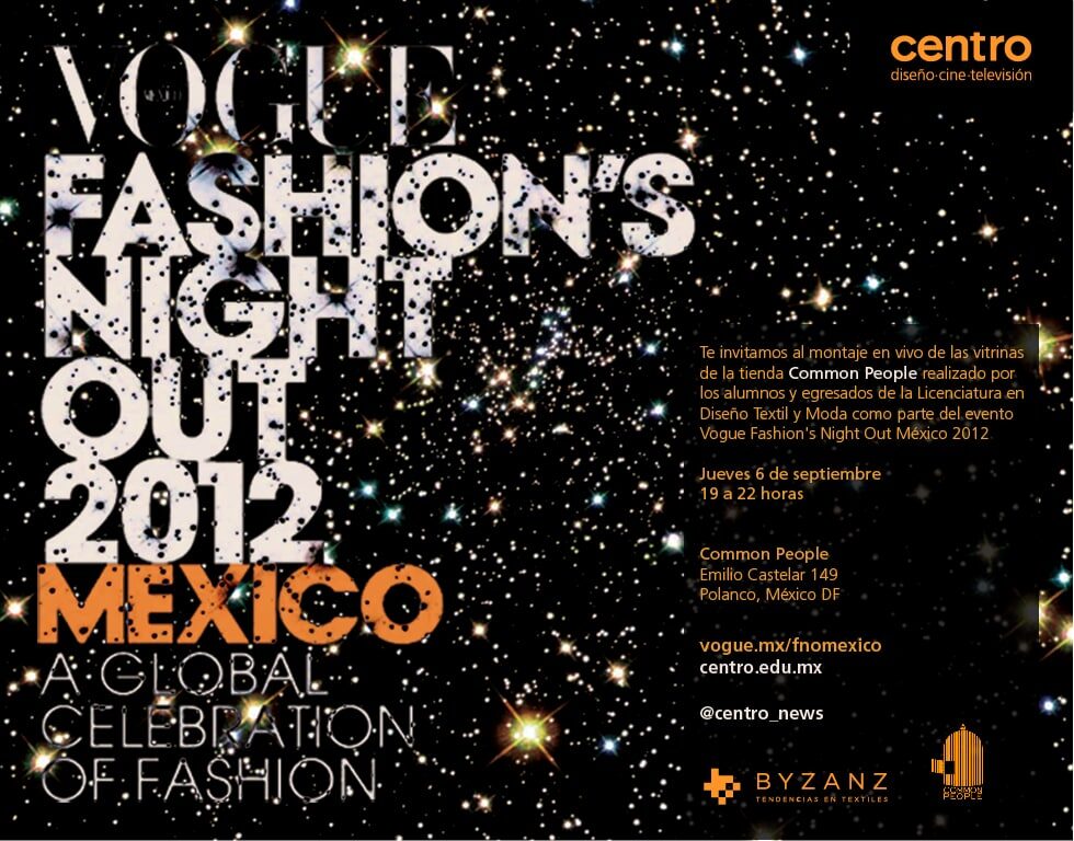 CENTRO en Vogue Fashion Night Out México 2012