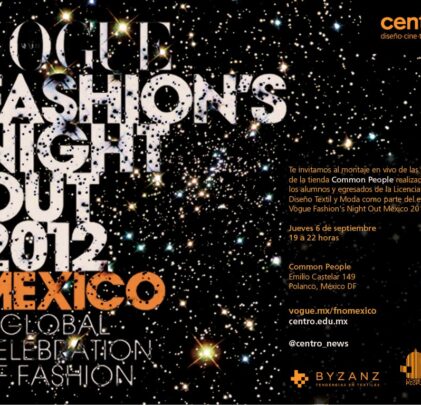 CENTRO en Vogue Fashion Night Out México 2012