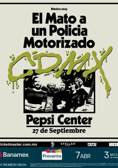 PRECIOS: Él Mató a un Policía Motorizado se presentará en el Pepsi Center