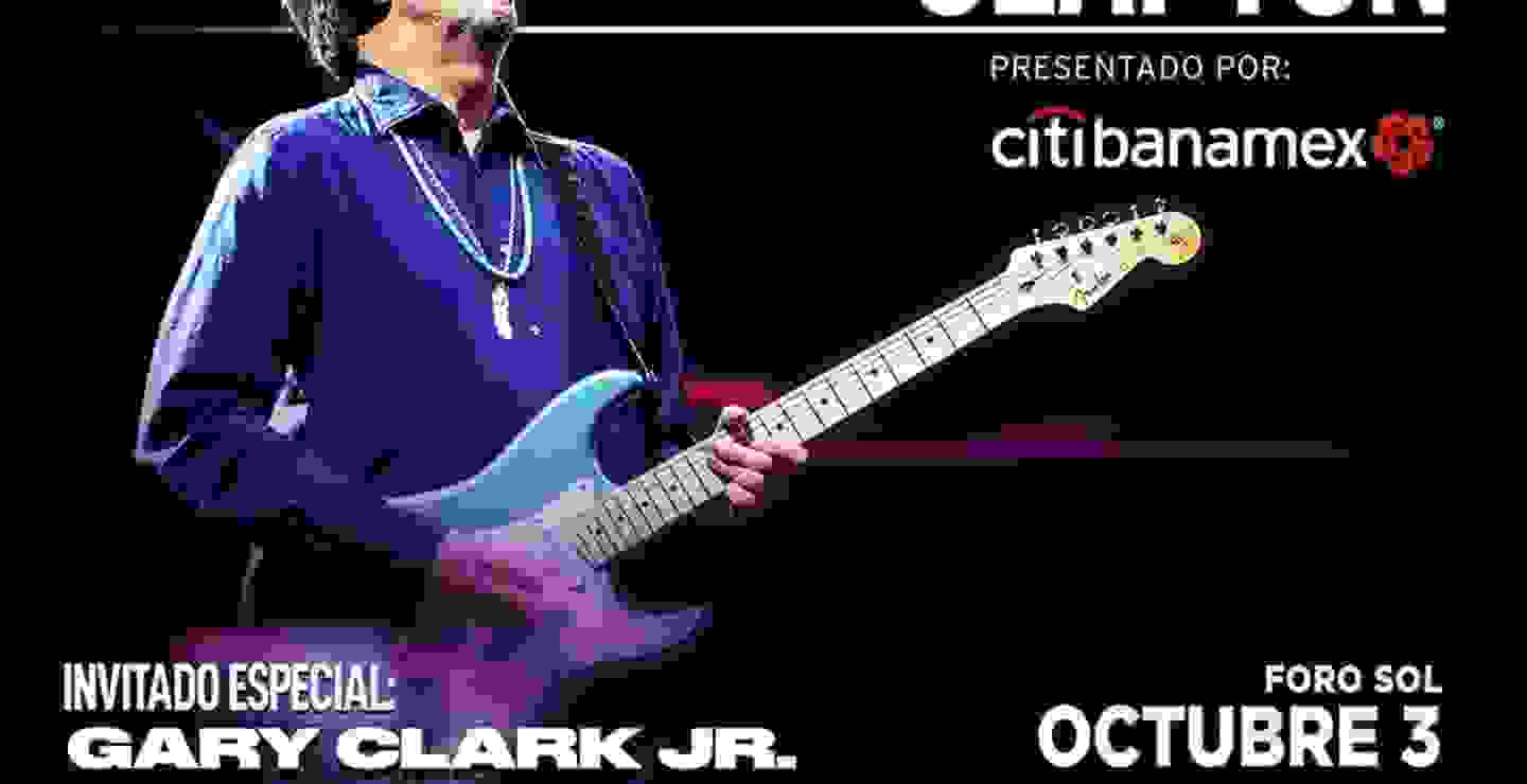 Eric Clapton se presentará en el Foro Sol con Gary Clark Jr.