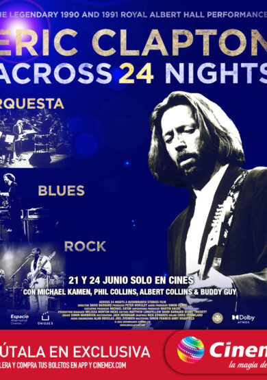 ‘Eric Clapton: Across 24 Nights’ llega al cine