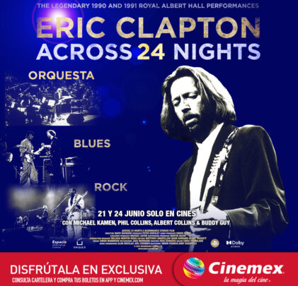 ‘Eric Clapton: Across 24 Nights’ llega al cine