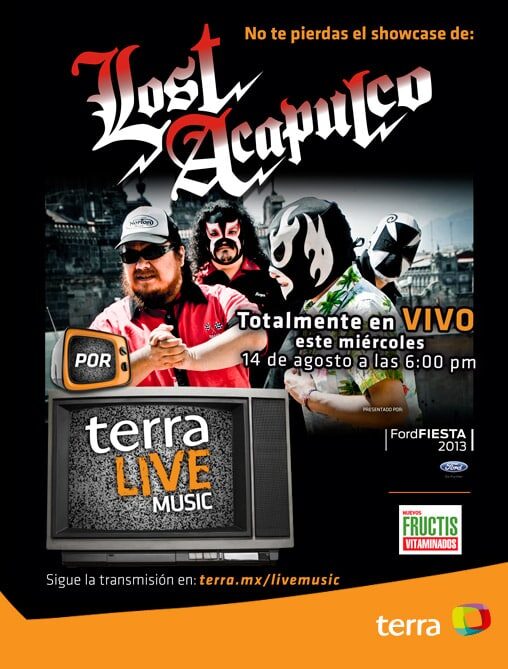 Lost Acapulco en Terra Live Music Studio