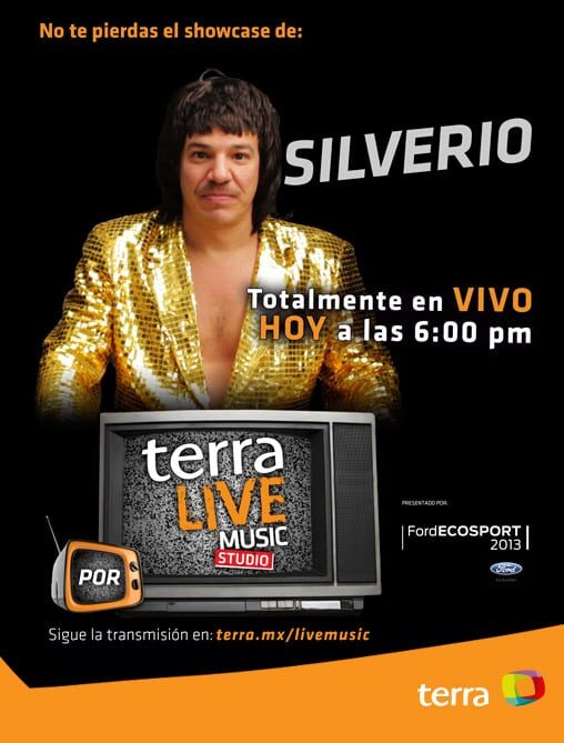 Silverio en Terra Live Music Studio