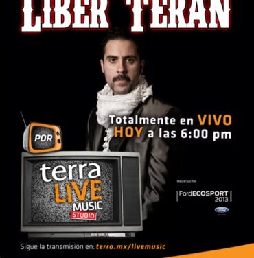 Líber Terán en Terra Live Music Studio