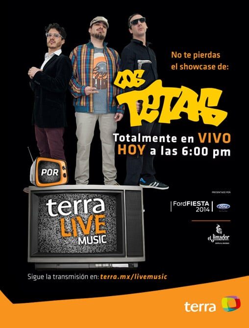 Los Tetas en Terra Live Music Studio