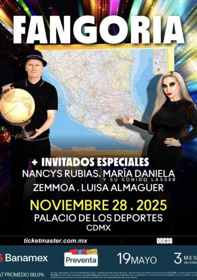 PRECIOS: Fangoria llegará al Palacio de los Deportes