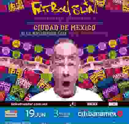 PRECIOS: Fatboy Slim llegará al Pepsi Center WTC