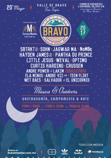 Primer edición del Festival Bravo