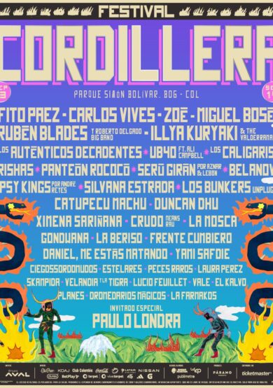 PRECIOS: El Festival Cordillera 2025 anuncia lineup