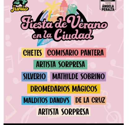 'La fiesta de Verano en la ciudad' llega para refrescarnos
