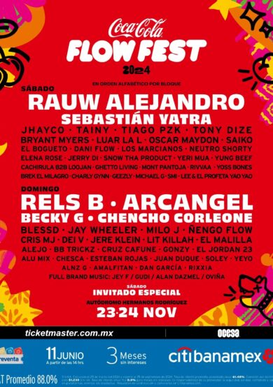 PRECIOS: Coca-Cola Flow Fest 2024 revela lineup