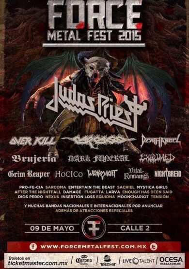 Judas Priest en el Force Metal Fest 2015