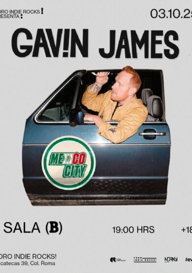 PRECIOS: Gavin James se presentará en el Foro Indie Rocks!