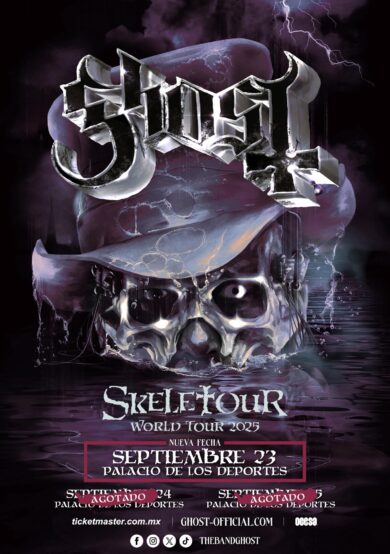 PRECIOS: ¡NUEVA FECHA! Ghost encenderá el Palacio de los Deportes