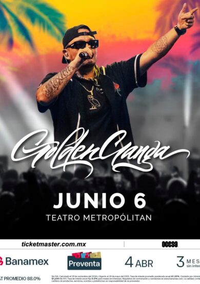 PRECIOS: Golden Ganga llenará de buena vibra el Teatro Metropólitan