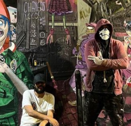Visita el mural de Gorillaz en la CDMX