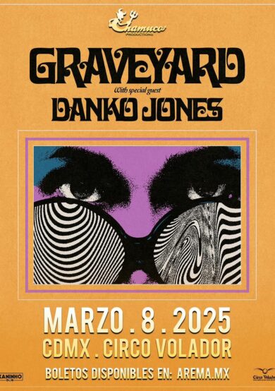 PRECIOS: Graveyard + Danko Jones llegarán al Circo Volador