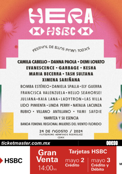 Festival Hera HSBC anuncia lineup