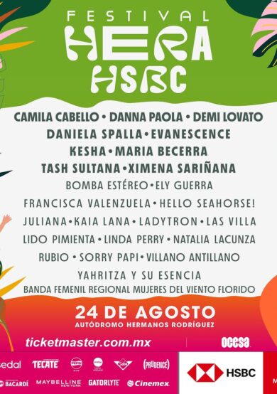 PRECIOS, HORARIOS y MAPA: Festival Hera HSBC 2024