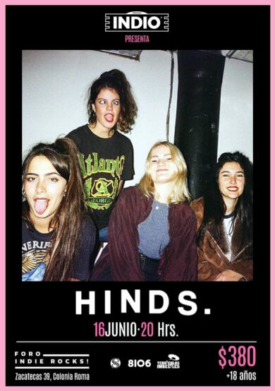 Hinds viene al Foro Indie Rocks!