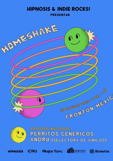 Indie Rocks! e Hipnosis presentan a Homeshake en Frontón México