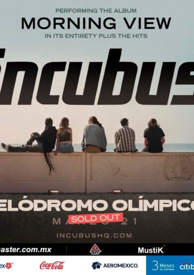 SOLD OUT: Incubus se presentará en el Velódromo Olímpico