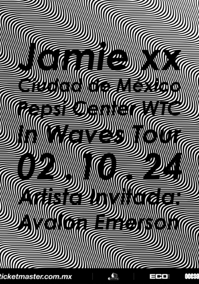 PRECIOS: Jamie xx invadirá el Pepsi Center WTC