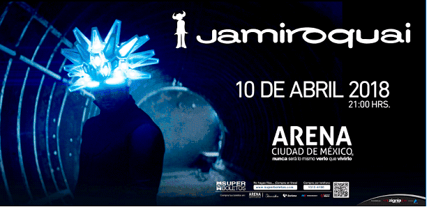 ¡Gana tu acceso para ver a Jamiroquai en la Arena Ciudad de México!