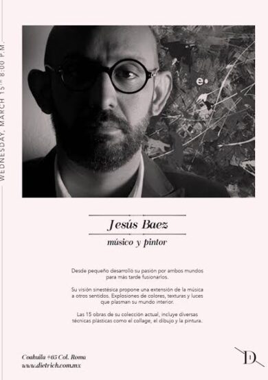 Jesús Báez presenta nueva exposición