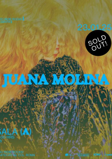 SOLD OUT: Juana Molina se presentará en el Foro Indie Rocks!