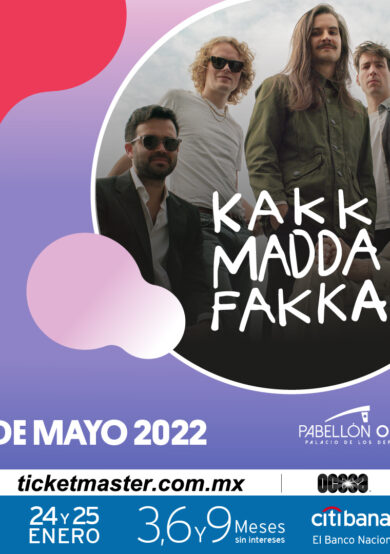 Kakkmaddafakka regresa a la Ciudad de México